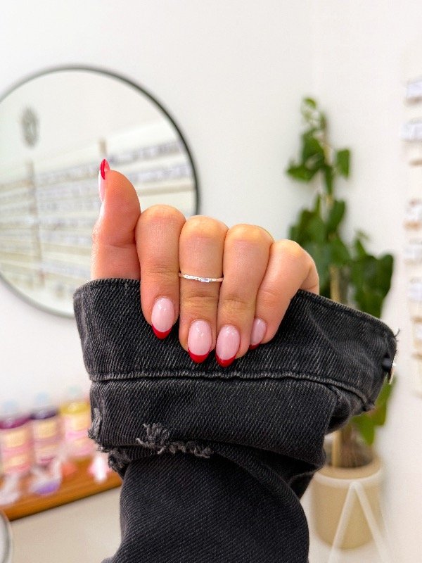 Producto - Anillo acero blanco cúbic rectángulo centro regulable