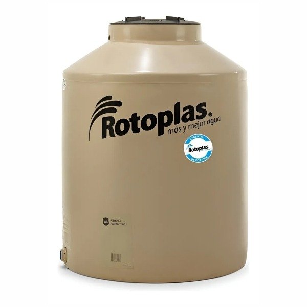 Producto - Tanque de Agua Rotoplas Cuatricapa 850 L con Flotante y Filtro Color Beige