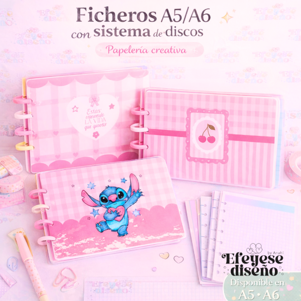 Producto - Fichero con sistema de discos A5 A6