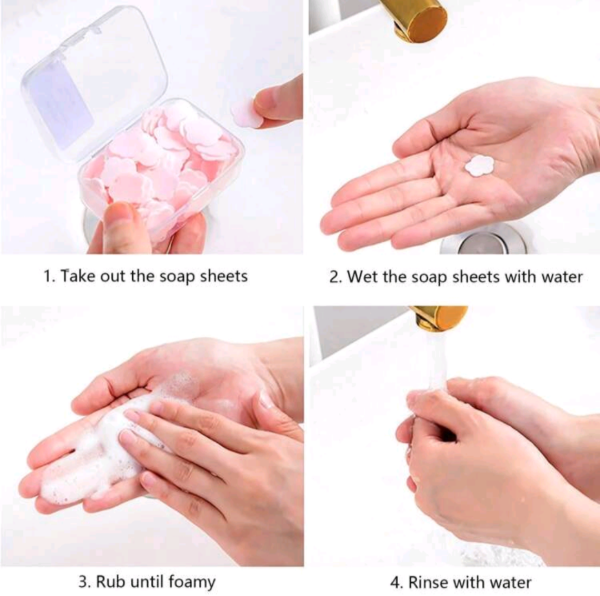 Producto - Jabón en papel portatil