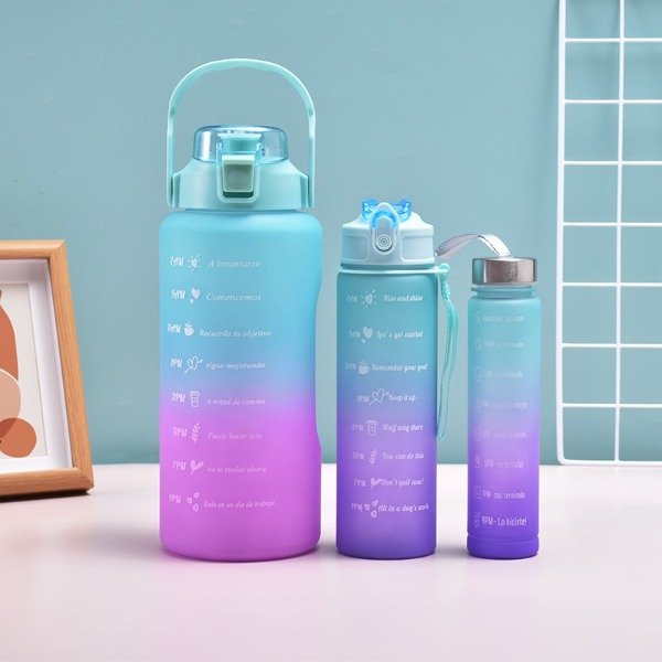 Producto - SET BOTELLAS MOTIVACIONAL X3