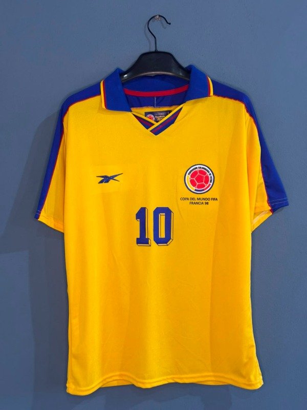 Producto - CAMISETA RETRO COLOMBIA TITULAR 1998 - 0