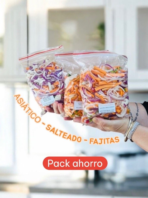 Producto - Pack ahorro FAJITAS +SALTEADO + ASIÁTICO
