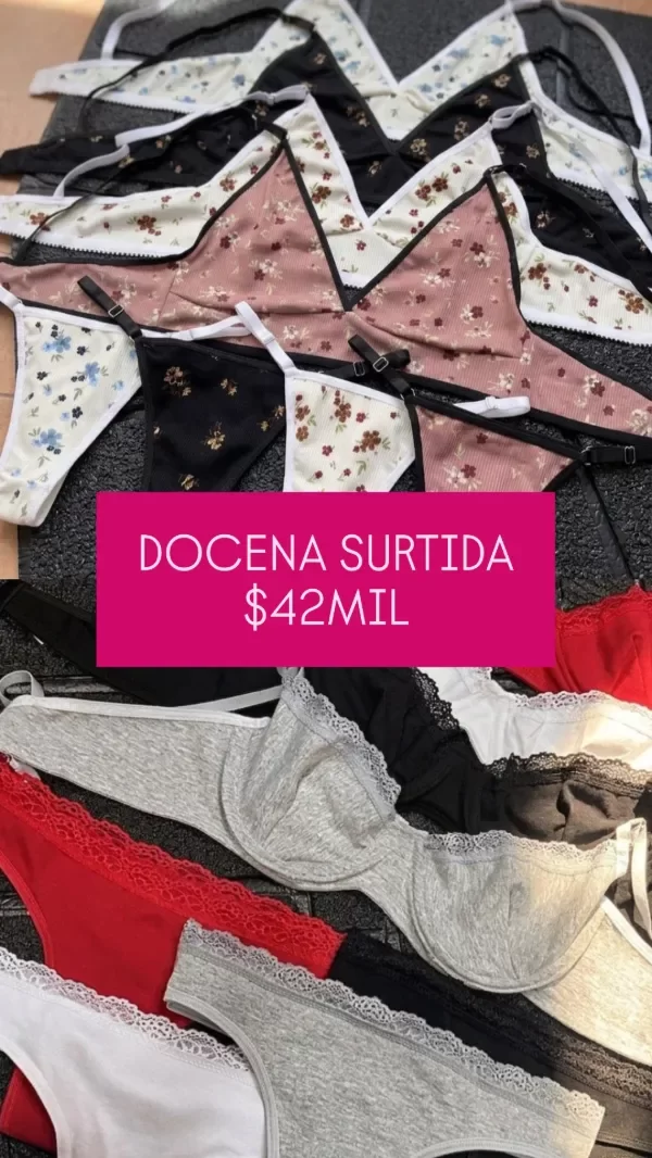 Producto - DOCENA SURTIDA CONJUNTITOS ART323