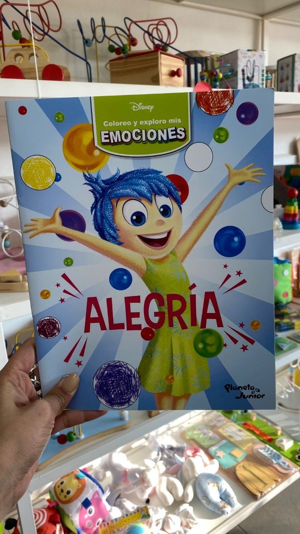 Producto - Libro Coloreo y exploro mis emociones-  "Alegría" - Disney