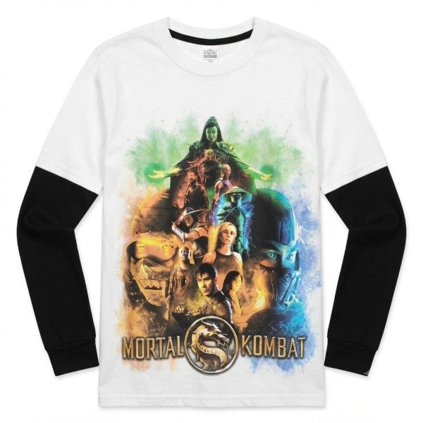 Producto - REMERA MANGA LARGA INFANTIL MORTAL KOMBAT PELI T.12