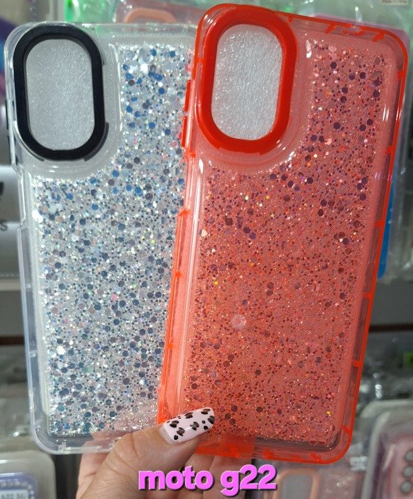Producto - Fundas brillo reforzadas. Moto g22 - 1