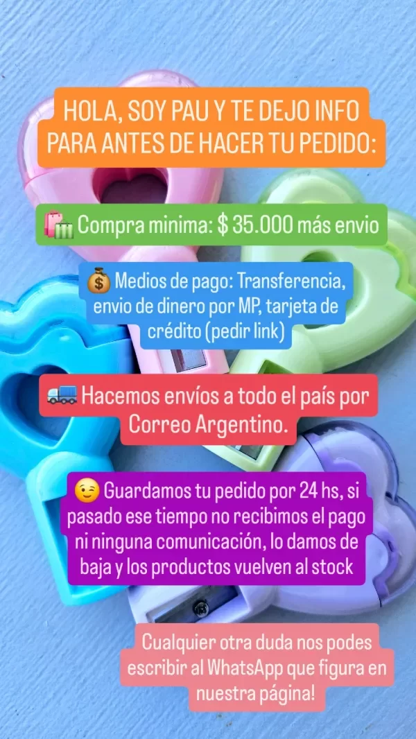 Producto - HOLA! LEEME ANTES DE HACER TU PEDIDO