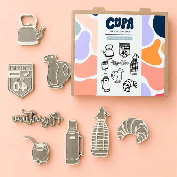 Producto - Kit De 8 Sellos Argentina - N