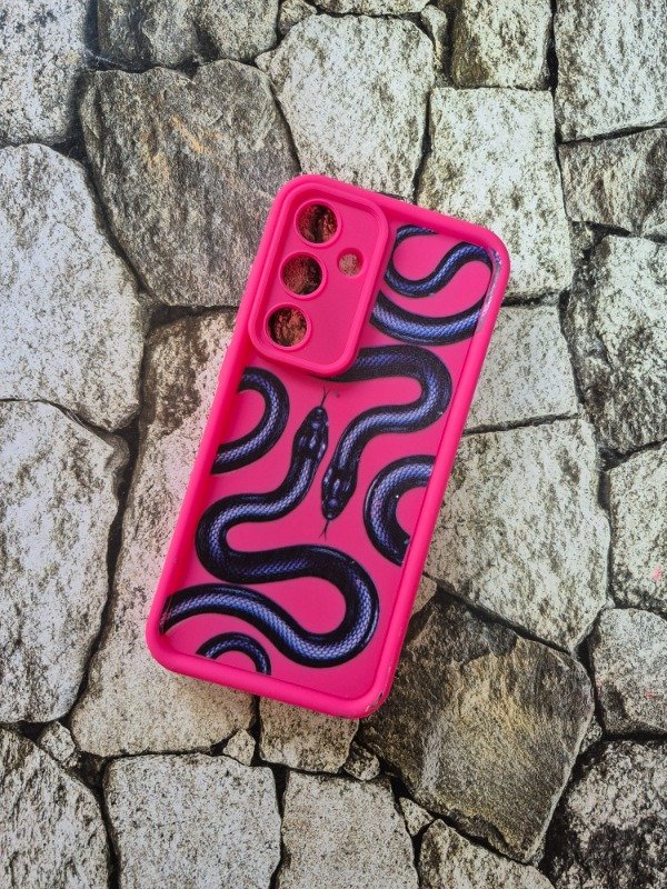 Producto - Funda silicone soft diseño Samsung S24 Fe fucsia