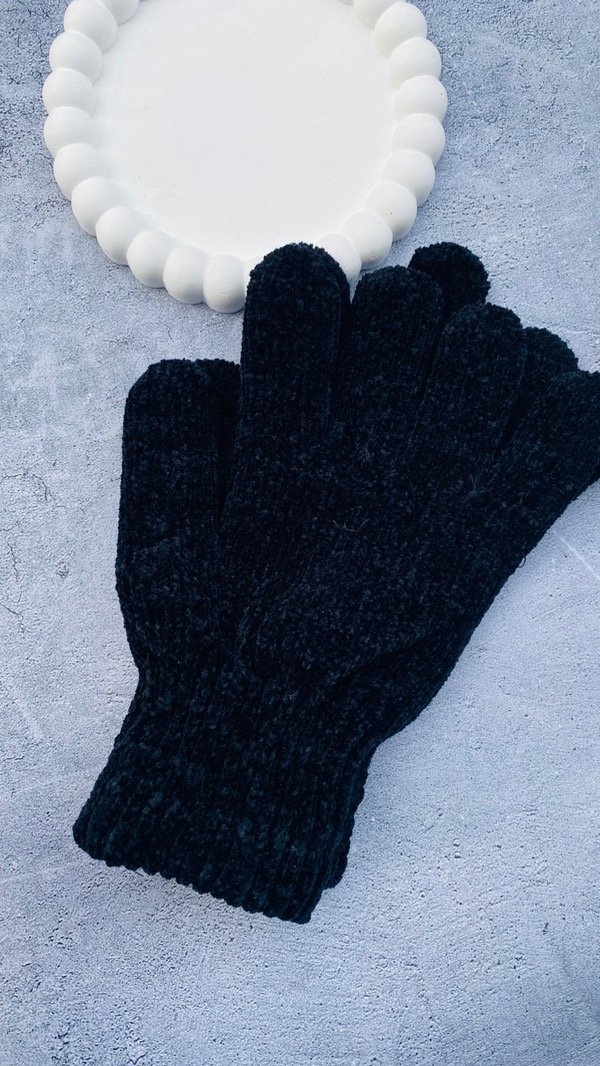 Producto - GUANTES CHENILLE BLACK