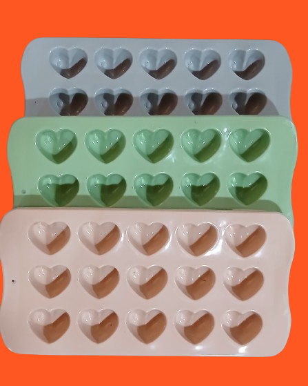 Producto - Molde de Silicona Corazones