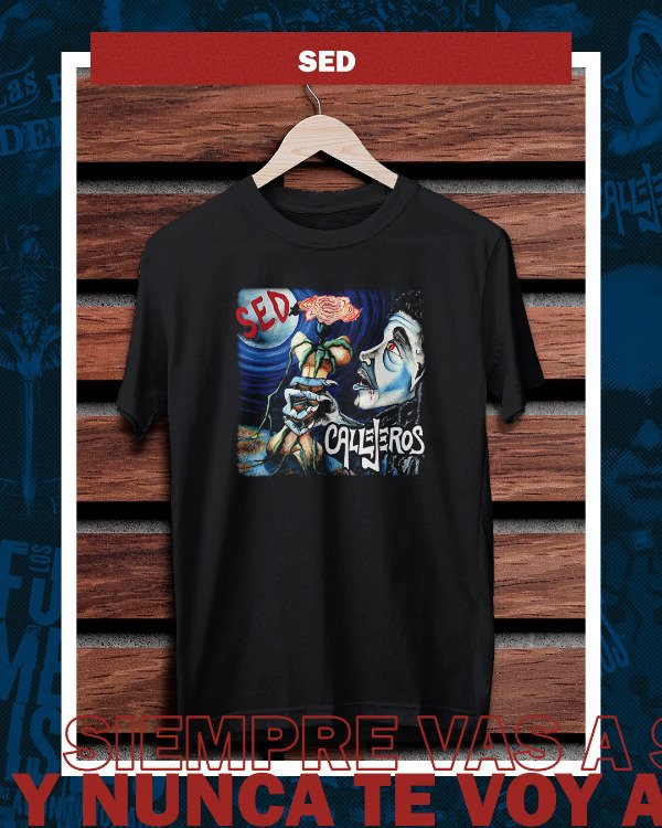 Producto - Remera Negra Callejeros - SED