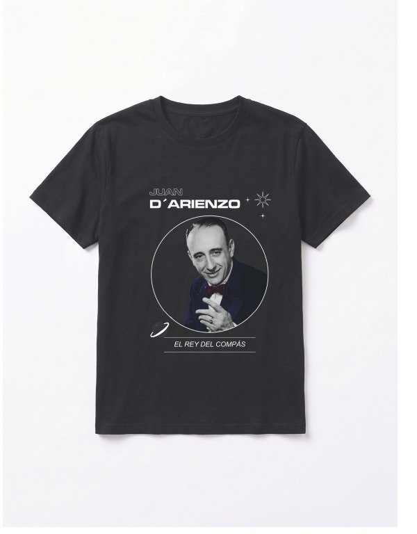 Producto - Remera Juan D'Arienzo El Rey del Compás - Negra - 4