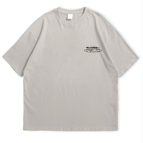Remera Oversize Blizted Crema — imagen 2
