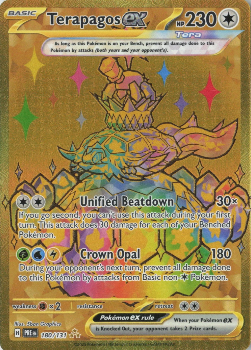 Producto - Terapagos ex - 180/131 - Prismatic Evolutions - Holo