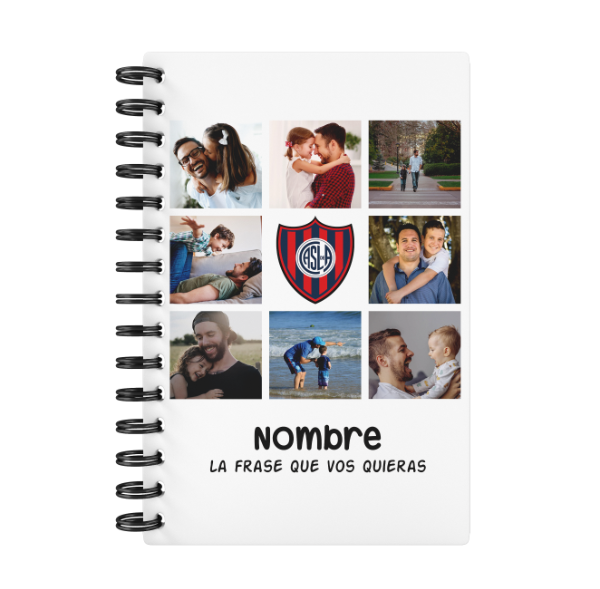 Producto - Agenda Diaria San Lorenzo Fútbol Personalizada