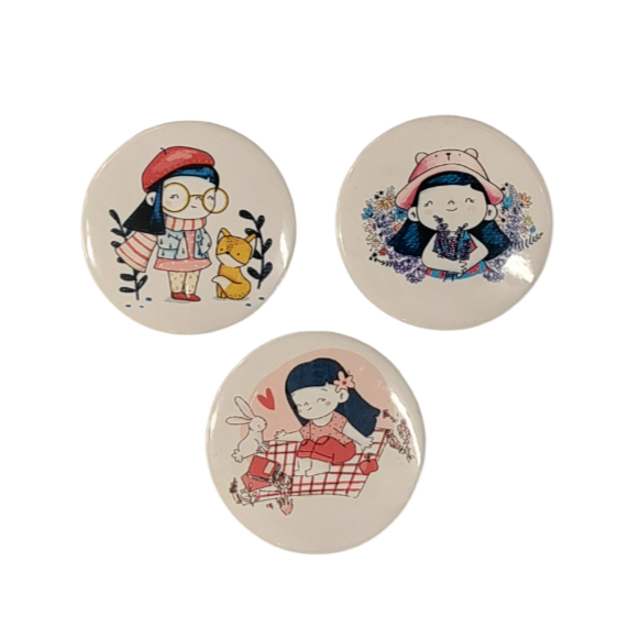 Producto - Espejitos de viaje Alegrarte 5,5 x 5,5 cm - 0