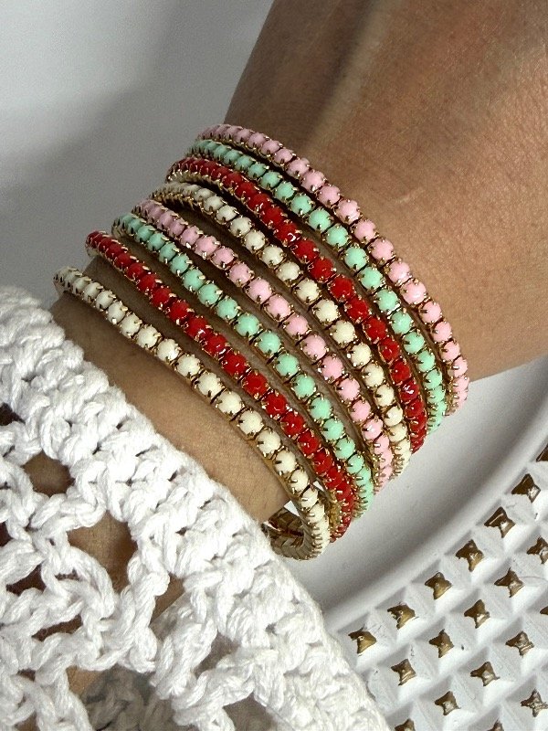 Producto - PF0036 Pulsera elástica dorada