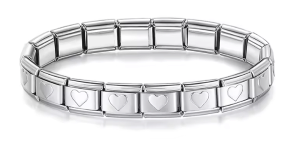 Producto - Brazalete Italiano Corazones