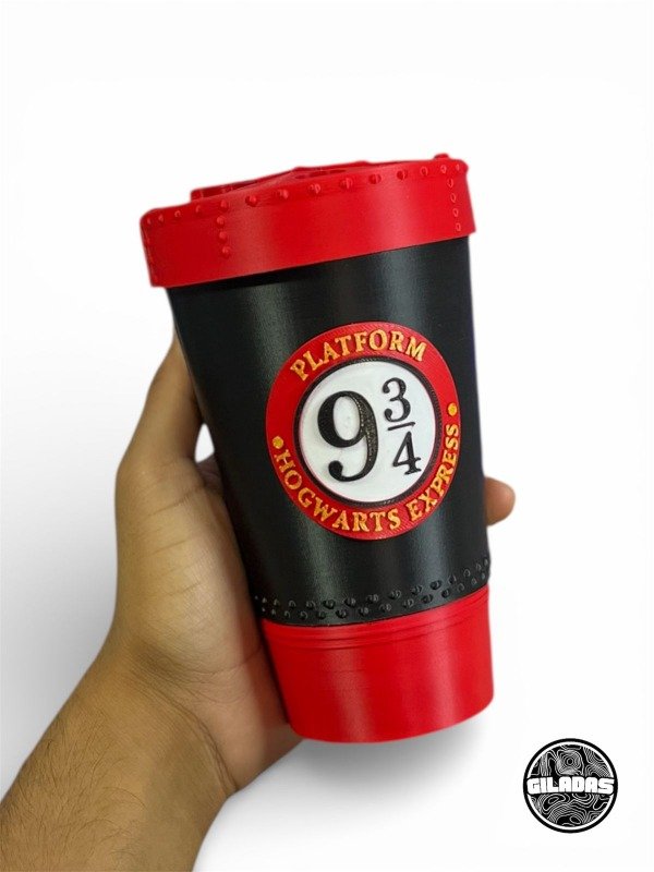 Producto - Vaso Harry Potter tren Hogwarts Express 300ml con bombilla