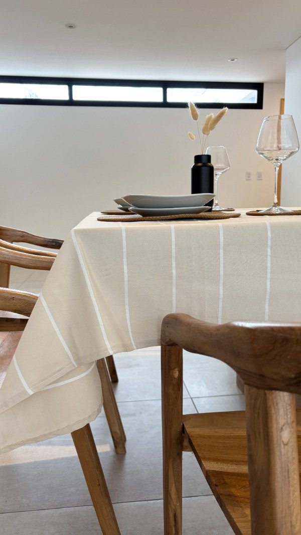 Producto - Mantel Rayas Blancas - 2