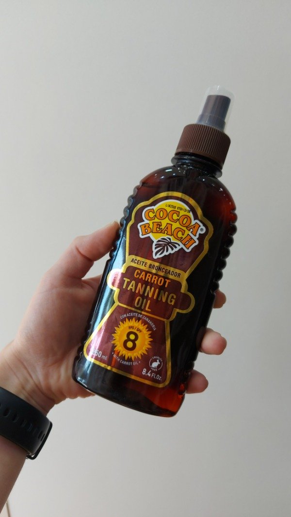 Producto - Aceite bronceador Cocoa Beach F8 250ml