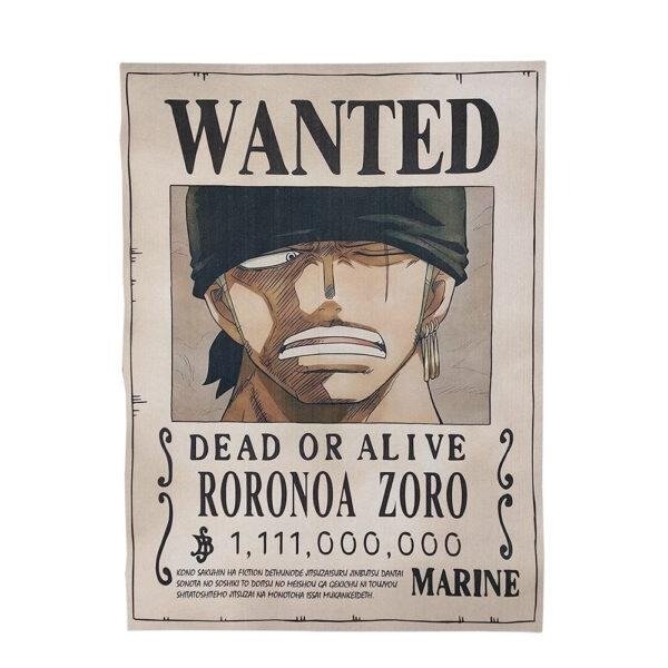 Producto - Alfombra Zoro Wanted - One Piece