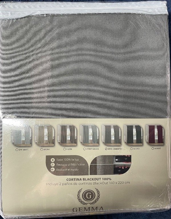 Producto - Cortina Blackout Gemma 100x100 - 2