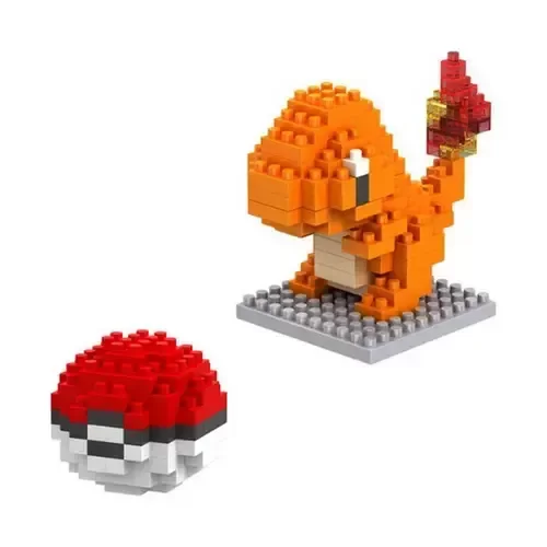 Producto - SET DE BLOQUES PARA ARMAR POKEMON CHARMANDER