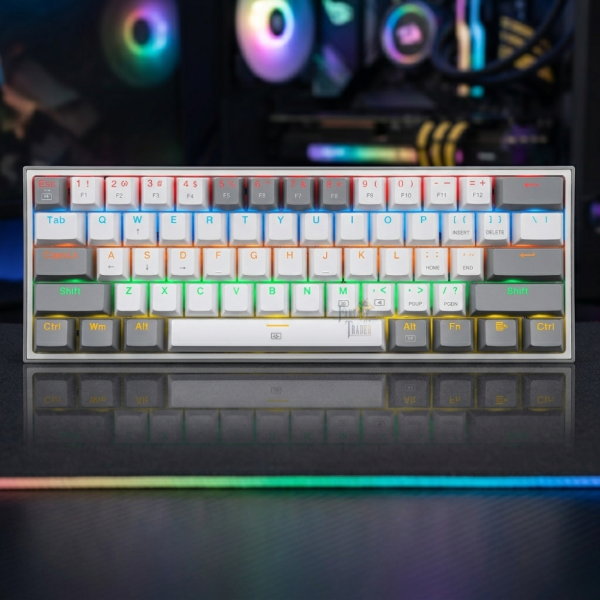 Producto - Teclado REDRAGON K617-RGB Fizz White/Grey