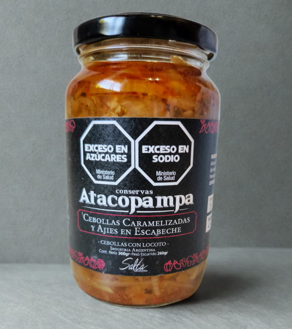 Producto - CEBOLLAS CARAMELIZADAS Y AJIES EN ESCABECHE