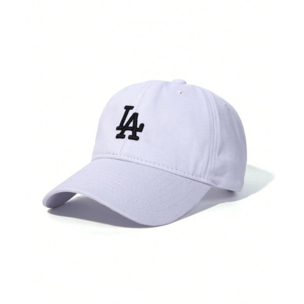Producto - Gorra LA Blanco y Logo Negro
