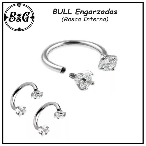 Producto - BULL Zircon 8mm Strass 3mm Engarzado (UNIDAD)