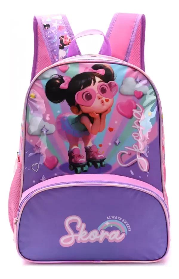 Producto - Mochila Espalda Escolar 16 Pulg Skora Think Happy Always Sweet