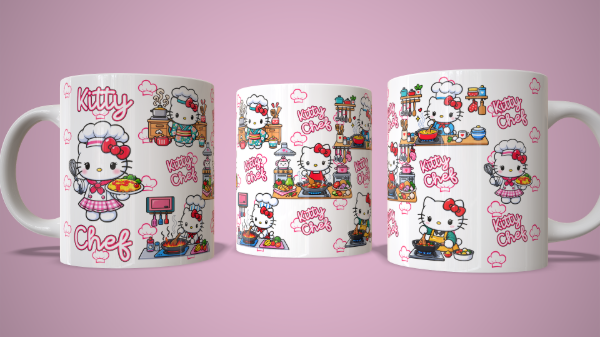 Producto - Plantilla para taza de Hello Kitty Profesiones - 2