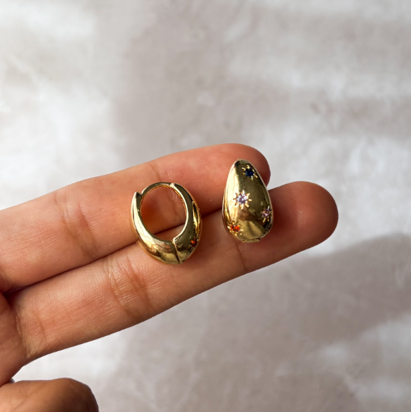 Producto - Argollas cubanas destellos