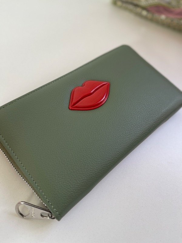Producto - Billetera Oreiro Verde beso - 0