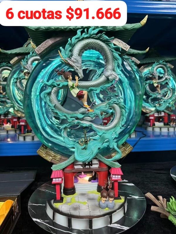 Producto - Diorama Chihiro y Haku - El viaje del Chihiro (55cm)