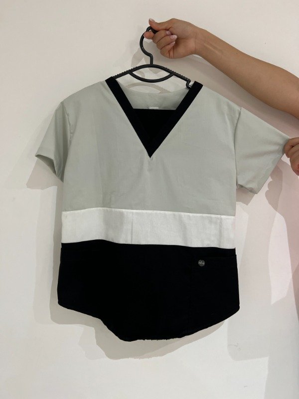 Producto - Conjunto ajustable gris, negro y blanco NBS