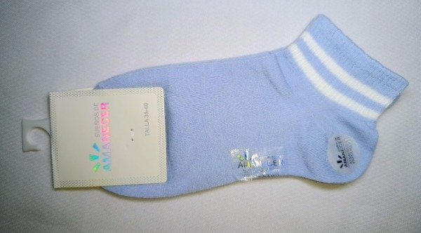 Producto - Soquete Amanecer 18/Celeste y blanca