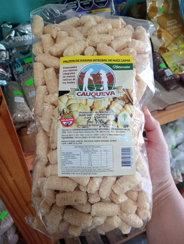 Producto - Chizitos harina de maiz naturales 100gr