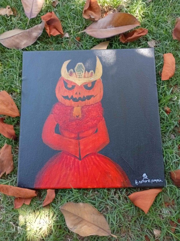 Producto - Cuadro Reina Calabaza (30x30)