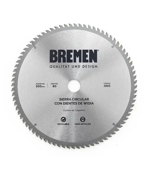 Producto - SIERRA CIRCULAR 7 1/4 -24 Dtes.WIDIA ( 20mm/ 16mm) BREMEN cod 2951