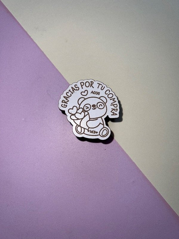 Producto - Sello gracias por tu compra osito