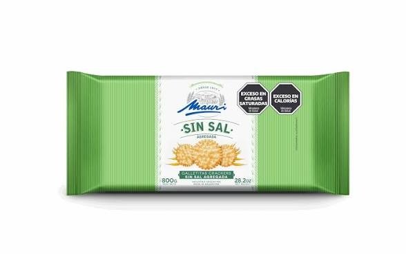 Producto - galletas sin sal x6u 800gr [MAURI]