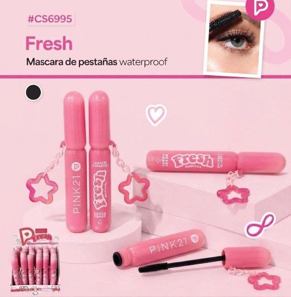 Producto - Máscara de pestañas fresh waterproof de Pink21 con charm - 2