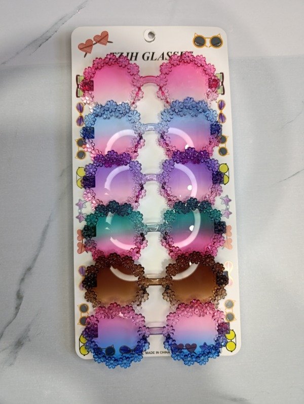 Producto - Anteojos de nenas Flores x6