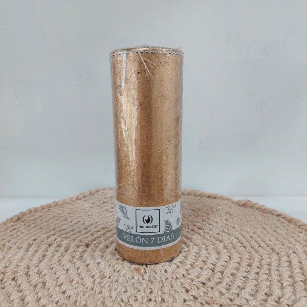 Producto - VELA 7 DÍAS DORADA