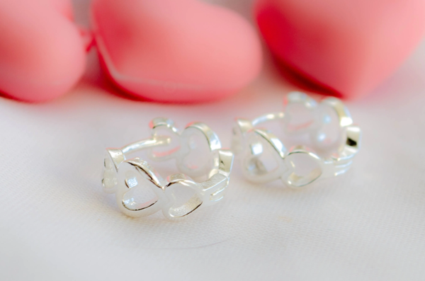 Producto - Aros clips corazón